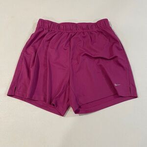 Nike Women's Magenta Athletic Shorts